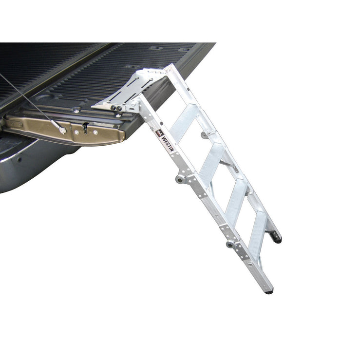 Westin 10-3000 Truck-Pal Tailgate Ladder; Aluminum; Use w/Tailgate Height Up To 38 in.; - Truck Part Superstore