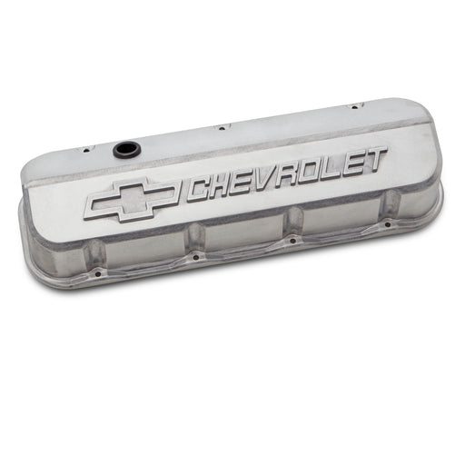 Proform 141-869 Engine Valve Covers; Tall; Die-Cast; BB Chevy; Pdrcoat Ready w Raised Chevy Logo - Truck Part Superstore