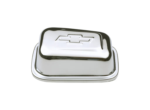 Proform 141-619 Engine Valve Cover Breather; Rectangle w/Bowtie; Push-In 1.22in Hole; Chrome - Truck Part Superstore