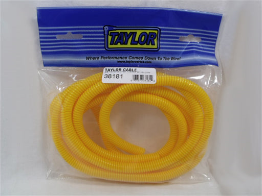 Taylor Cable 38181 Convoluted Tubing; 3/8 in. I.D.; 10 ft.; Yellow; - Truck Part Superstore