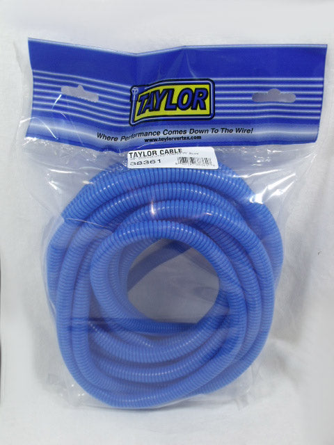 Taylor Cable 38361 Convoluted Tubing; 3/8 in. I.D.; 25 ft.; Blue; - Truck Part Superstore