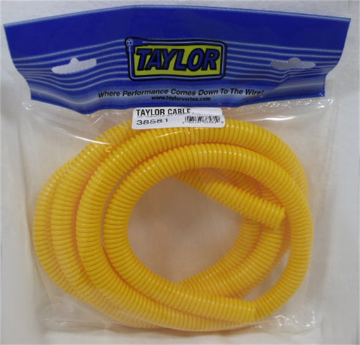 Taylor Cable 38581 Convoluted Tubing; 0.5 in. I.D.; 7 ft.; Yellow; - Truck Part Superstore