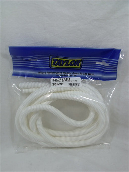 Taylor Cable 38930 Convoluted Tubing; 3/8 in. I.D.; 10 ft.; White; - Truck Part Superstore