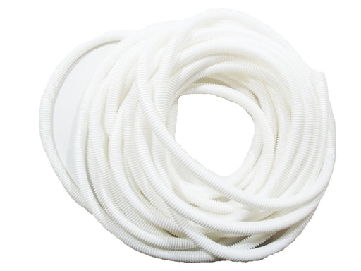Taylor Cable 38932 Convoluted Tubing; 3/8 in. I.D.; 50 ft.; White; - Truck Part Superstore