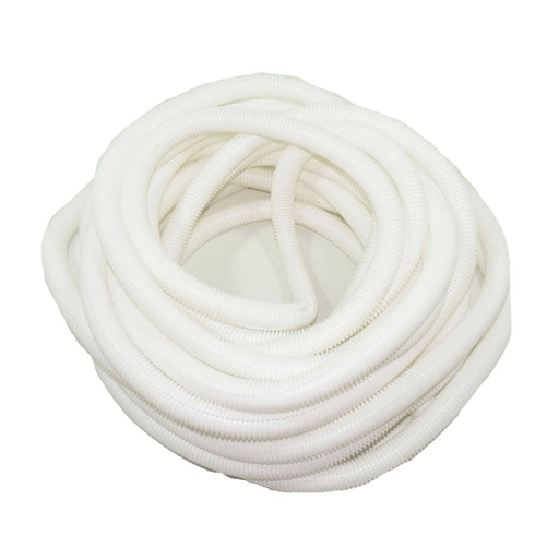 Taylor Cable 38942 Convoluted Tubing; 0.5 in. I.D.; 50 ft.; White; - Truck Part Superstore