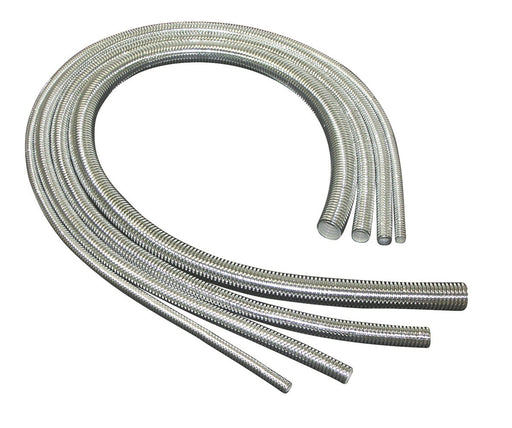 Taylor Cable 39002 ShoTuff™ Convoluted Tubing; 3/8 in. I.D.; 41 in.; Chrome; - Truck Part Superstore