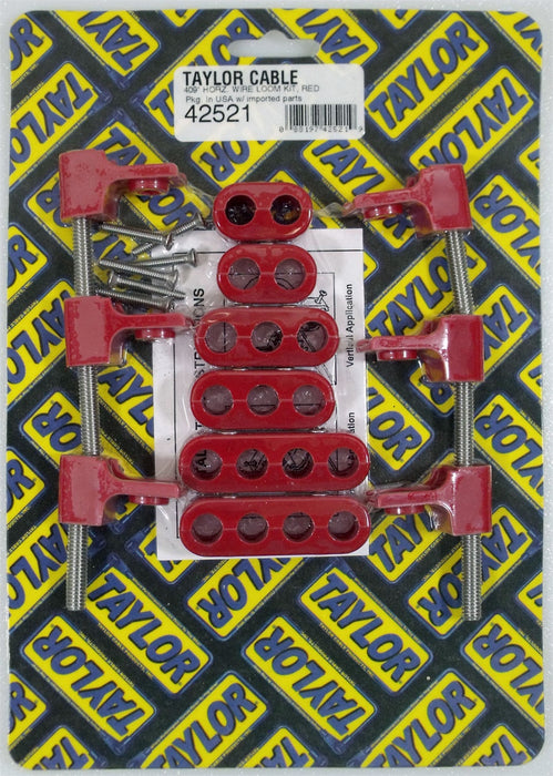Taylor Cable 42521 V8 Horizontal Wire Loom Kit - Truck Part Superstore