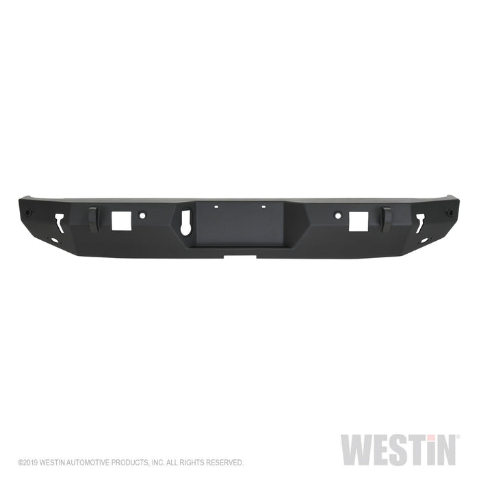 Westin 59-82075 WJ2 Rear Bumper; w/Sensors; Steel; Textured Black; Incl. Hardware Kit; - Truck Part Superstore