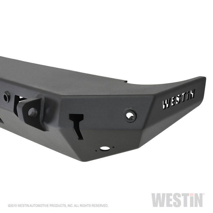 Westin 59-82075 WJ2 Rear Bumper; w/Sensors; Steel; Textured Black; Incl. Hardware Kit; - Truck Part Superstore