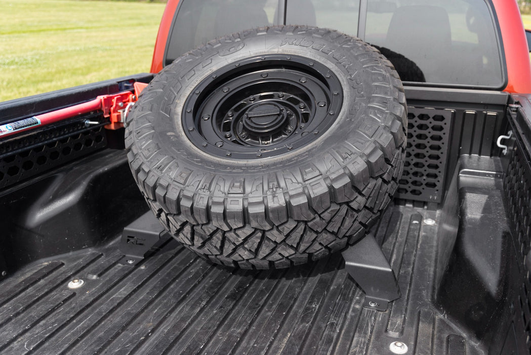 Rough Country 73110 Bed Mount Spare Tire Carrier Toyota Tacoma 2WD/4WD (16-23) Rough Country - Truck Part Superstore