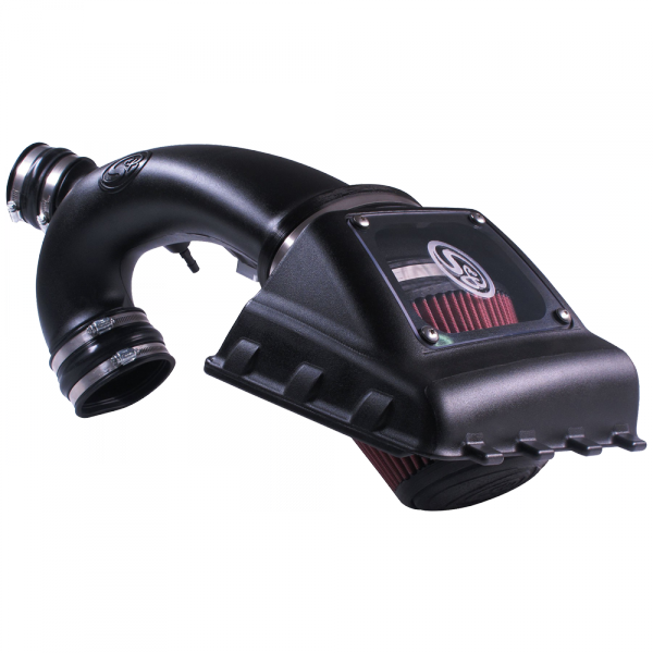 S&B 75-5067-BKJF Cold Air Intake For 11-14 Ford F150 V6-3.5L Ecoboost Oiled Cotton Cleanable Red S&B - Truck Part Superstore