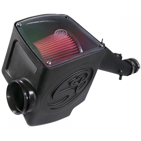S&B 75-5095-BKJF Cold Air Intake For 05-11 Toyota Tacoma 4.0L Oiled Cotton Cleanable Red S&B - Truck Part Superstore