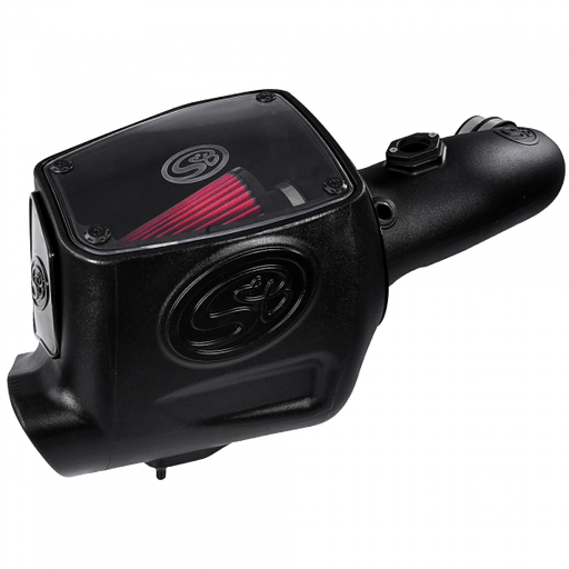 S&B 75-5105-BKJF Cold Air Intake For 08-10 Ford F250 F350 V8-6.4L Powerstroke Cotton Cleanable Red S&B - Truck Part Superstore