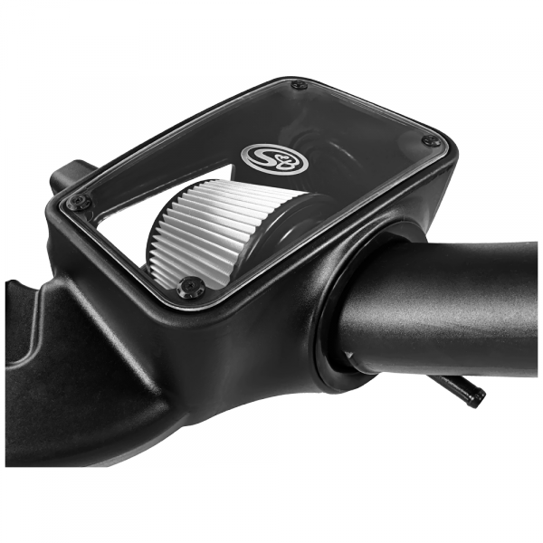 S&B 75-5106D-BKJF Cold Air Intake For 09-18 Dodge Ram 1500/ 2500/ 3500 Hemi V8-5.7L Dry Extendable White S&B - Truck Part Superstore