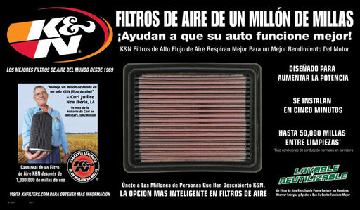 K&N 87-5024 POP; Air Filter Display; Spanish - Truck Part Superstore