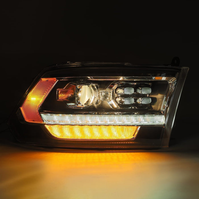 AlphaRex 880520 LED Projector Headlights in Alpha- Black - Truck Part Superstore