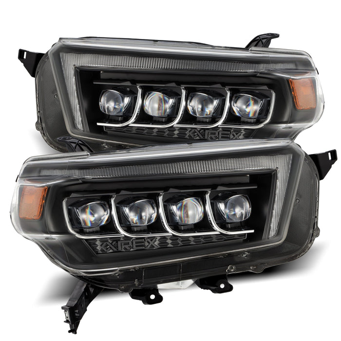 AlphaRex 880759 LED Projector Headlights in Black - Truck Part Superstore