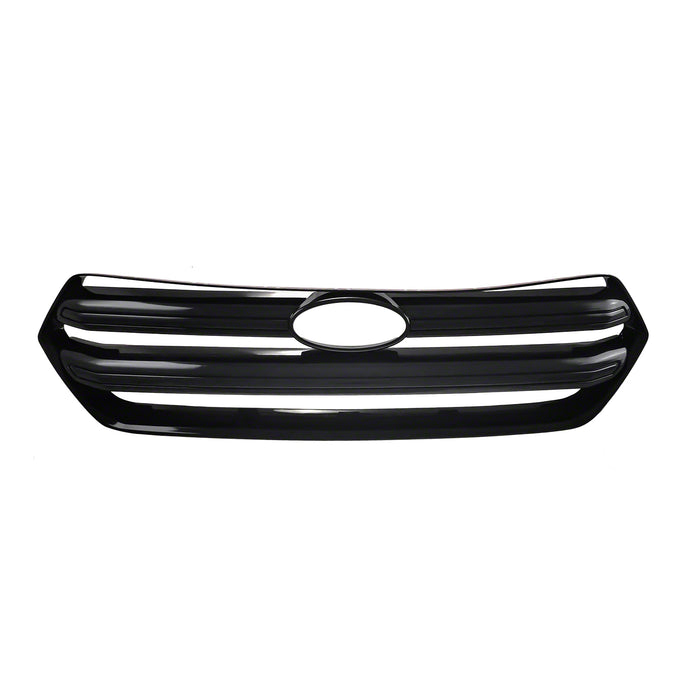 Coast To Coast GI488BLK Tape-On Overlay; 1 Piece; Gloss Black; ABS Plastic - Truck Part Superstore