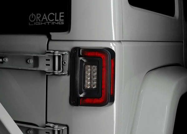 Oracle Lighting 5891-504 ORACLE Lighting Flush Mount LED Tail Lights for Jeep Wrangler JK