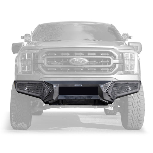 Go Rhino 34398T Low profile steel bumper protects front of vehicle - Truck Part Superstore
