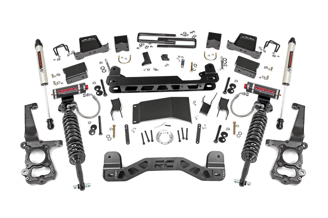 Rough Country 55757 6 Inch Suspension Lift Kit Vertex & V2 15-20 F-150 4WD Rough Country - Truck Part Superstore