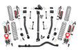 Rough Country 65550 3.5 Inch Jeep Suspension Lift Kit Vertex Reservoir Stage 2 Coils & Adj. Control Arms 18-20 Wrangler JL Rough Country - Truck Part Superstore