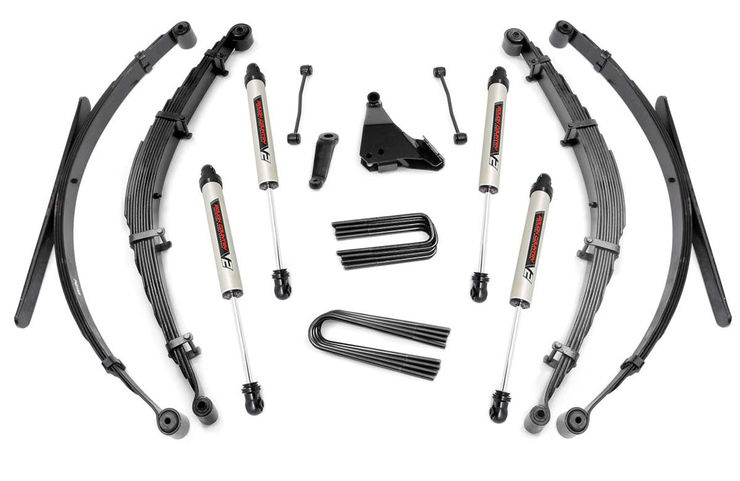 Rough Country 49270 6 Inch Suspension Lift System w/V2 Shocks 99 F-250/F-350 Super Duty Rough Country - Truck Part Superstore