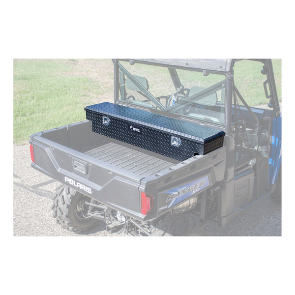 UWS 8500005 Matte Black Aluminum UTV Tool Box-Polaris (LTL Shipping Only) - Truck Part Superstore