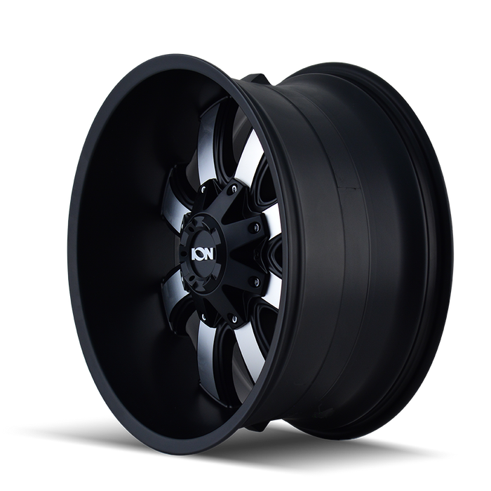 ION 189-2997B 189 (189) SATIN BLACK/MACHINED FACE 20X9 5x5.5/5x150 0MM 110MM - Truck Part Superstore