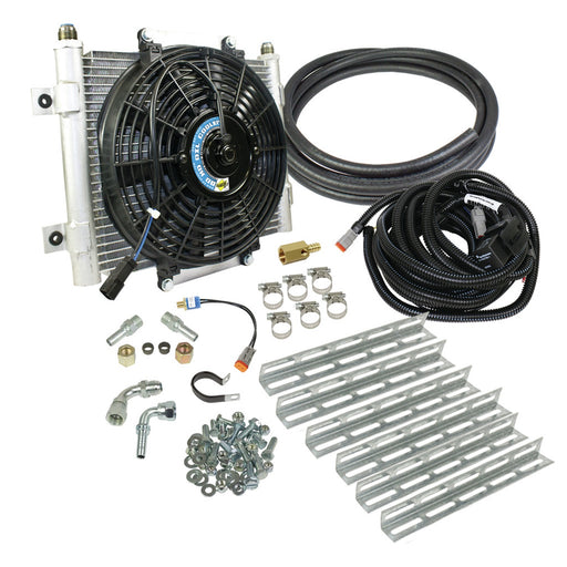 BD Diesel 1030606-1/2 Xtruded Auxiliary Transmission Oil Cooler Kit - Truck Part Superstore