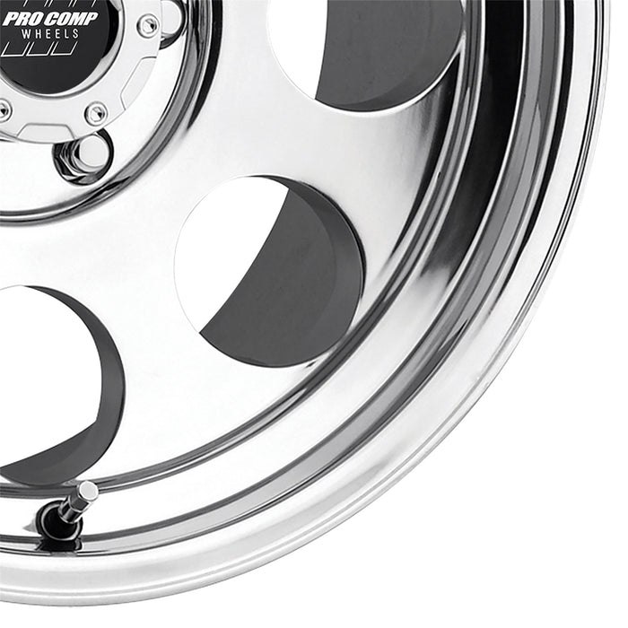 Pro Comp Alloy Wheels 1069-6883 Series 1069 16x8 with 6 on 5.5 Bolt Pattern Polished Pro Comp Alloy Wheels - Truck Part Superstore