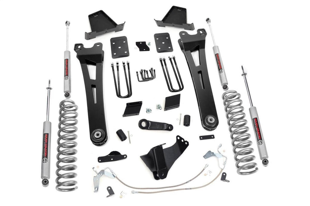 Rough Country 543.20 Radius Arm Lift Kit w/Shocks; 6 in. Lift; - Truck Part Superstore