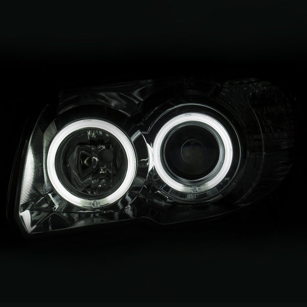 Anzo USA 111321 Projector Headlight Set; Clear Lens; Chrome Housing; Pair; w/U-Bar; - Truck Part Superstore