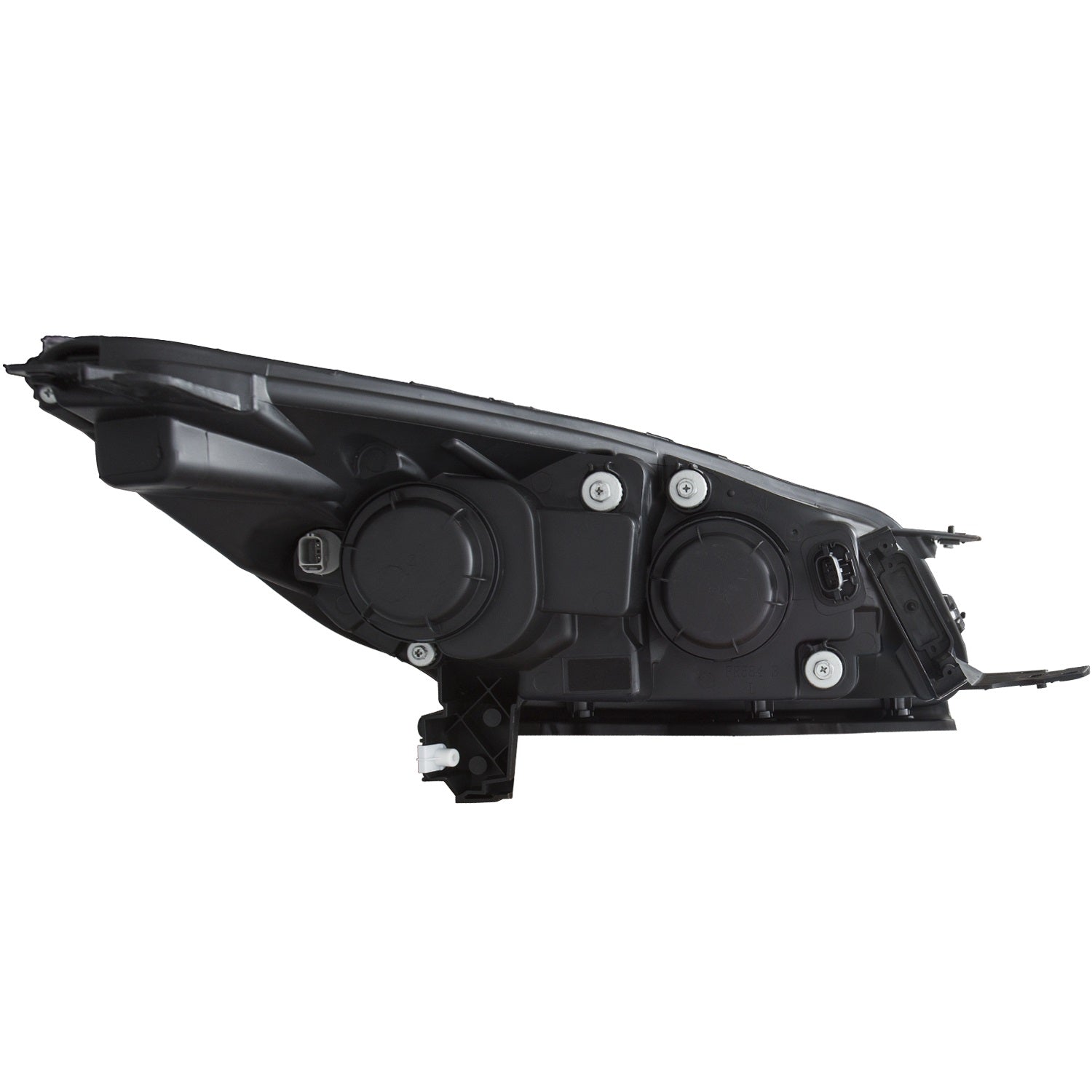 Anzo USA 111324 Projector Headlight Set; Clear Lens; Black Housing; Pair; w/U-Bar; - Truck Part Superstore