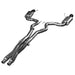 Kooks Custom Headers 11514111 3in. Cat-Back (X-Pipe) w/Black Tips. 2015-2017 Mustang GT 5.0L. Connects to OEM. - Truck Part Superstore