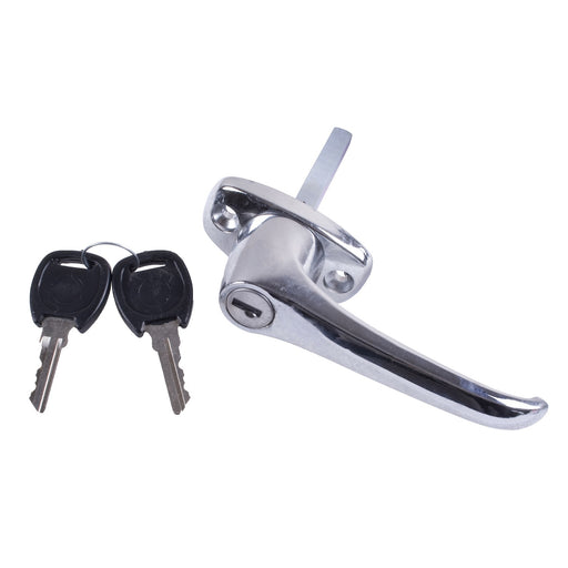 Omix 11812.01 Exterior Door Handle; Locking; Chrome; Exterior; Incl. Keys; Sold Individually; - Truck Part Superstore