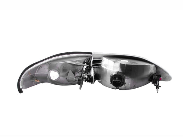 Anzo USA 121262 Crystal Headlight Set; Clear Lens; Chrome Housing; Pair; 2 pc.; - Truck Part Superstore