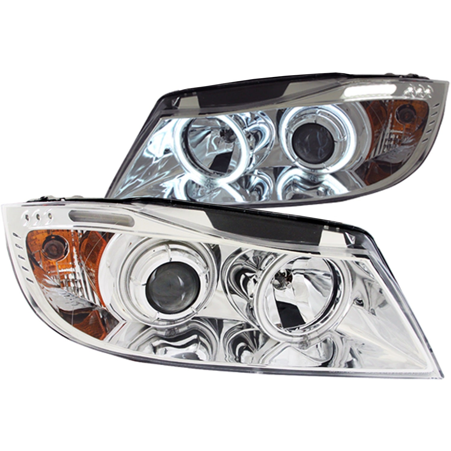 Anzo USA 121336 Projector Headlight Set w/Halo - Truck Part Superstore