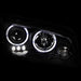 Anzo USA 121381 Projector Headlight Set w/Halo; Clear Lens; Black Housing; Pair; - Truck Part Superstore