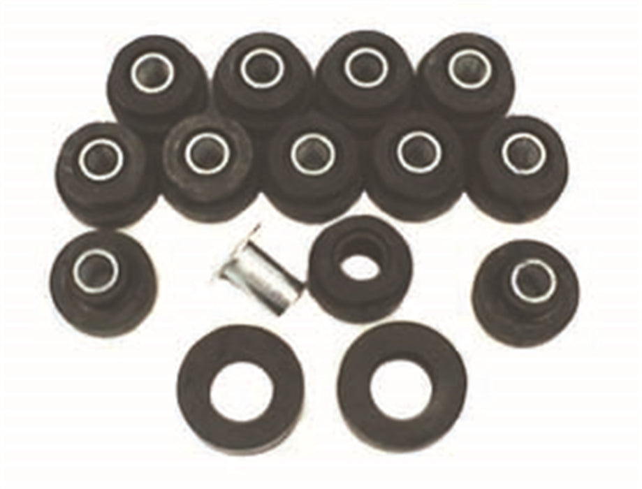 Omix 12201.02 Body Tub Mounting Kit; Factory Style; Incl. Polyurethane Body Mounts/Sleeves; - Truck Part Superstore