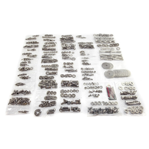 Omix 12215.01 Body Fastener Kit; 405 pc.; Stainless Steel; - Truck Part Superstore