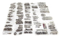 Omix 12215.04 Body Fastener Kit; 624 pc.; Stainless Steel; For Models w/Tailgate; - Truck Part Superstore