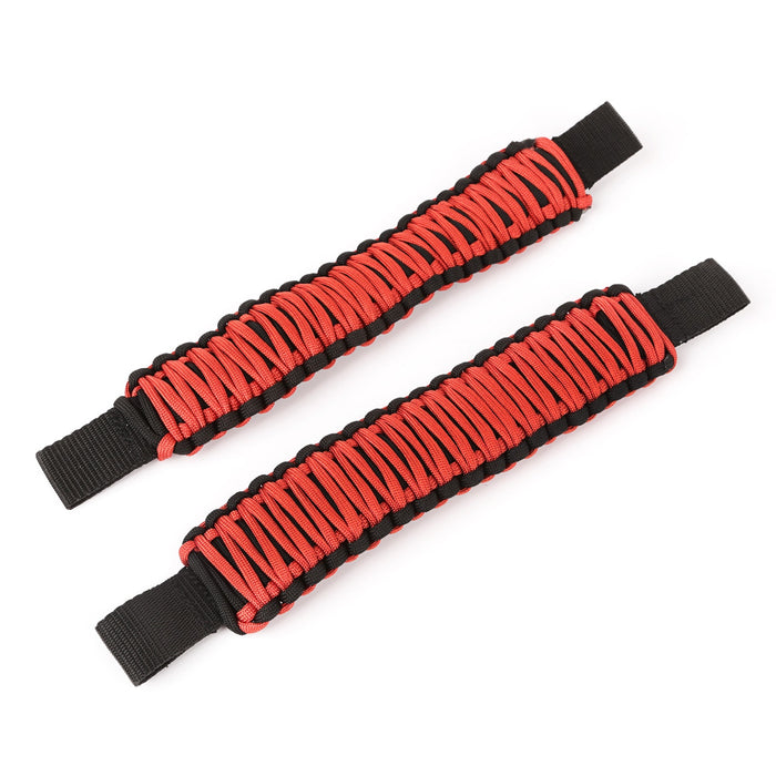 Rugged Ridge 13305.81 Paracord Seat Mount Grab Handle; Red; - Truck Part Superstore