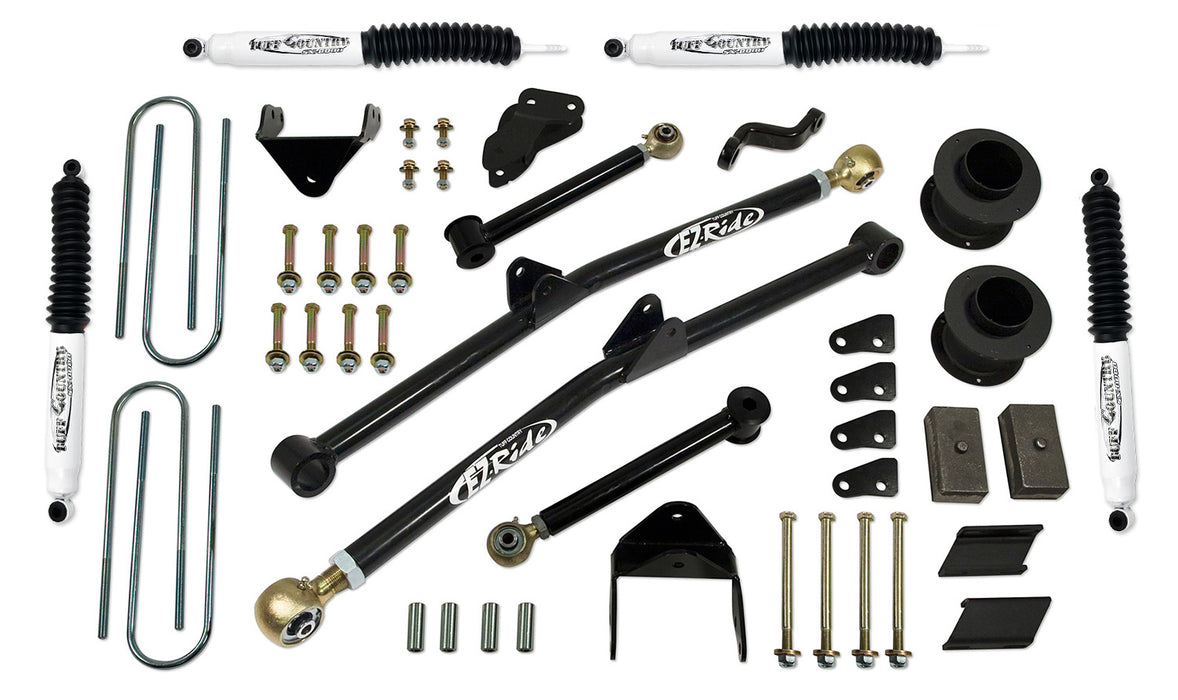 Tuff Country 36222KN 6 Inch Long Arm Lift Kit 09-13 Dodge Ram 2500 09-12 Dodge Ram 3500 with SX8000 Shocks Tuff Country - Truck Part Superstore