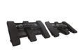 Rugged Ridge 13505.40 Grab/Door Handle Cover Kit; Front/Rear; Black Steel; - Truck Part Superstore