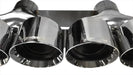Corsa Performance 14062 Quad 4.5 Inch Polished Pro-Series Tip Kit Clamps Included Dual Rear Exit For Corsa C7 Exhaust Only Stainless Steel Corsa Performance - Truck Part Superstore