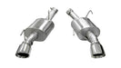 Corsa Performance 14314 2.5 Inch Axle-Back Xtreme Dual Exhaust Polished 4.0 Inch Tips 05-10 Mustang GT 4.6L/Shelby GT500 5.4L Stainless Steel Corsa Performance - Truck Part Superstore