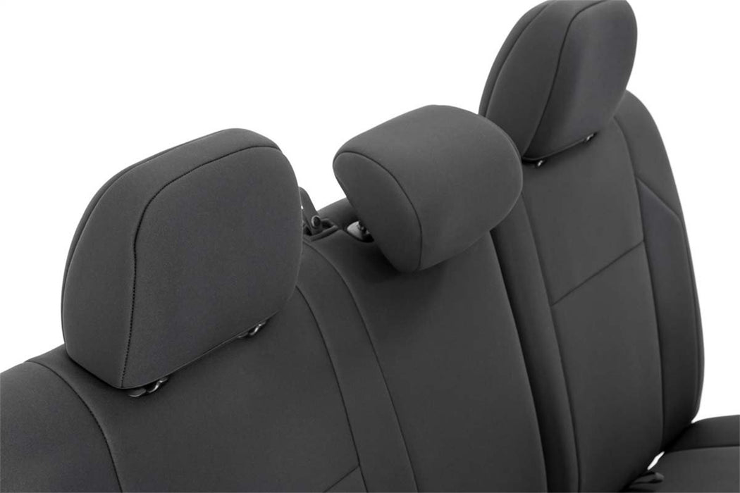 Rough Country 91030 Tacoma Neoprene Front Seat Covers For 16-Pres Toyota Tacoma Crew Cab Rough Country - Truck Part Superstore