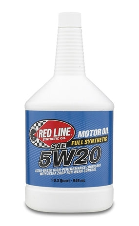 Red Line Oil 15204 5W20 Synthetic Motor Oil 1 Quart Red Line Oil - Truck Part Superstore