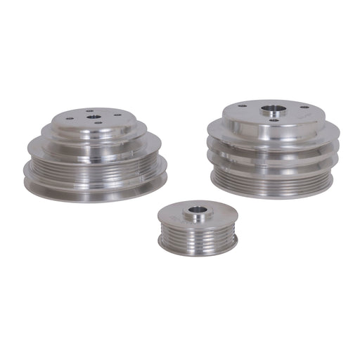 BBK Performance Parts 1598 1985-1987 GM 5.0/5.7 F-BODY/GM TRUCK 3 PC UNDER DRIVE PULLEY KIT (ALUMINUM) - Truck Part Superstore